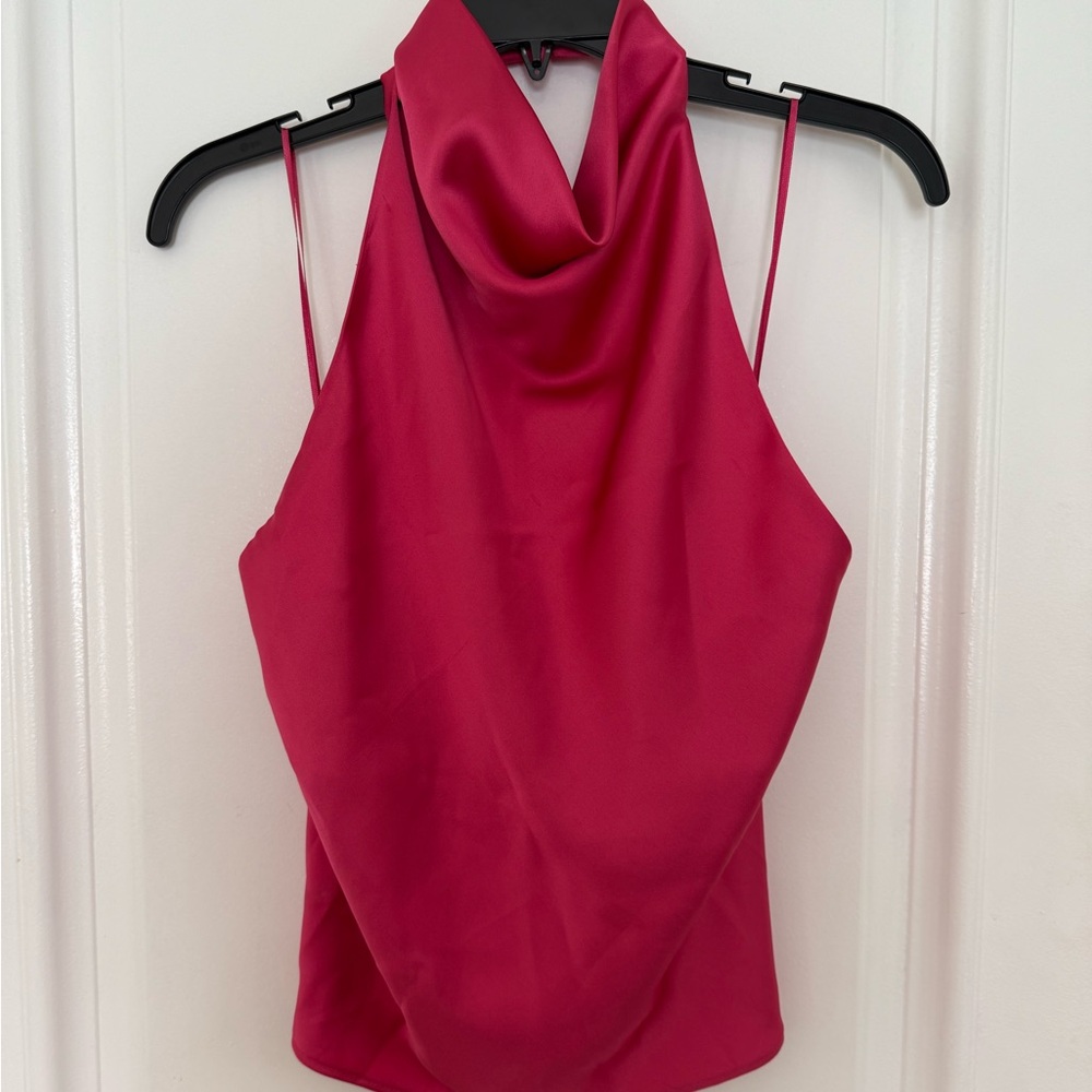 Silky Open-Back Top